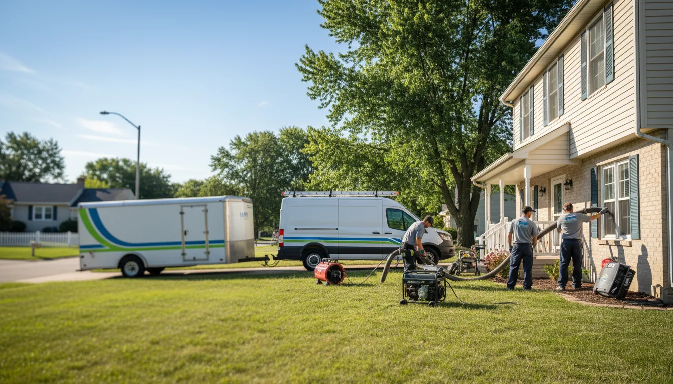 Flooded Basement Restoration And Cleanup With Repair in Overbrook, KS near me